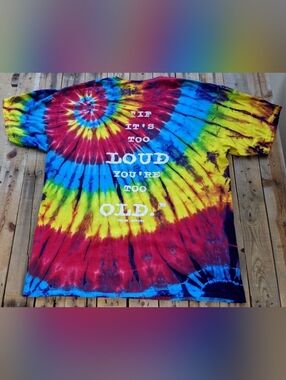 vintage Rock & Roll Hall of Fame tie dye t-shirt  men's Size 2XL